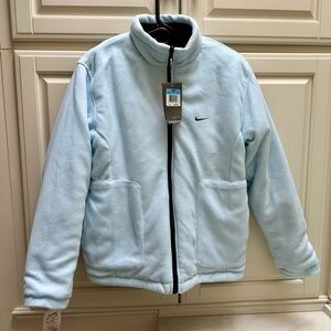 Nike Sky Blue Reversible Fleece Jacket